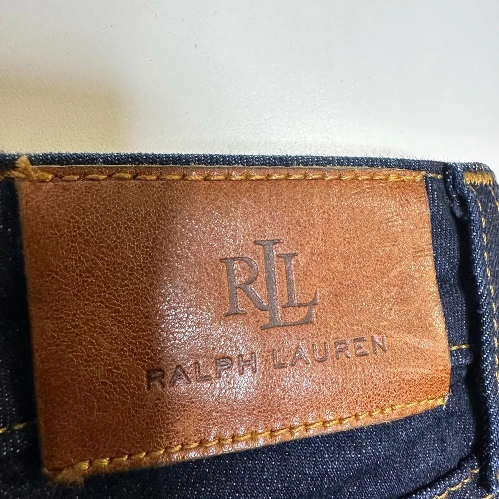 Lauren Ralph Lauren Black Label Dark Wash Skinny Jeans Size‎ 8P